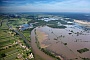 zdjęcia lotnicze - powódź 2010, opolskie pod wodą: zdjęcie małe 